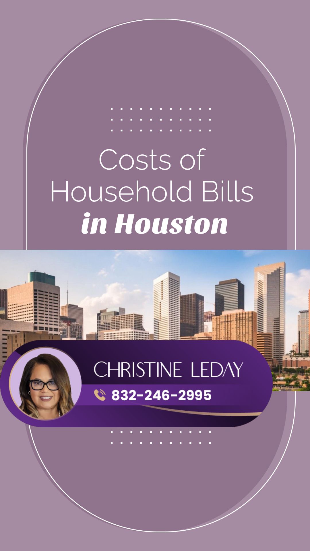 Costs of Household Bills in Houston
